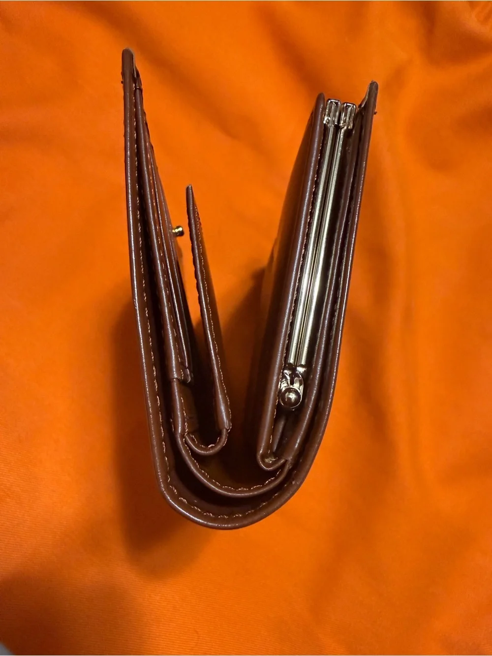 Burberry Brown Trifold Wallet includes dust bag